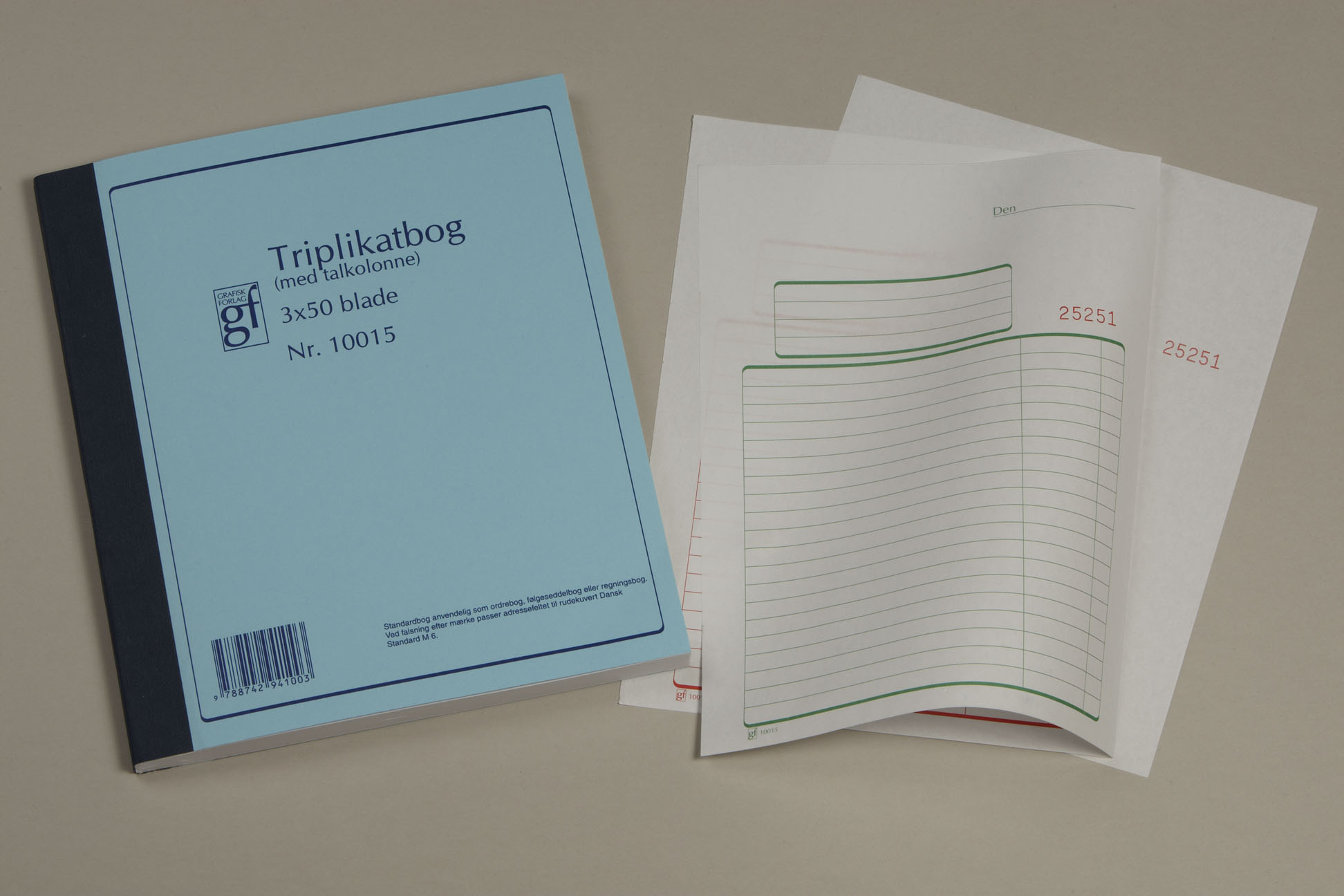 Triplikatbog 10015 148X200Mm Til Forsendelse - produktbillede