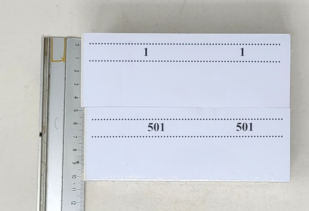 Kupon 1000 Hvid Til Forsendelse - produktbillede