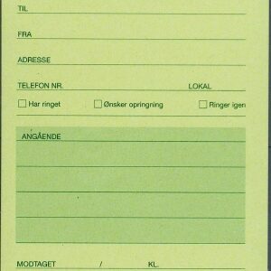 Gul A6 Gul Til Forsendelse - produktbillede