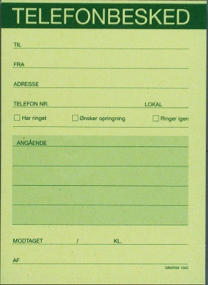 Gul A6 Gul Til Forsendelse - produktbillede