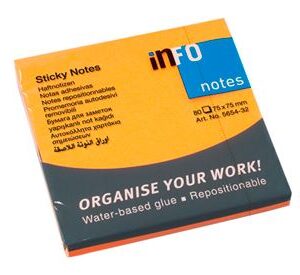 Sticky 75X75Mm Til Forsendelse - produktbillede