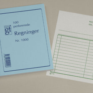 Regning 1000 108X150Mm Til Forsendelse - produktbillede