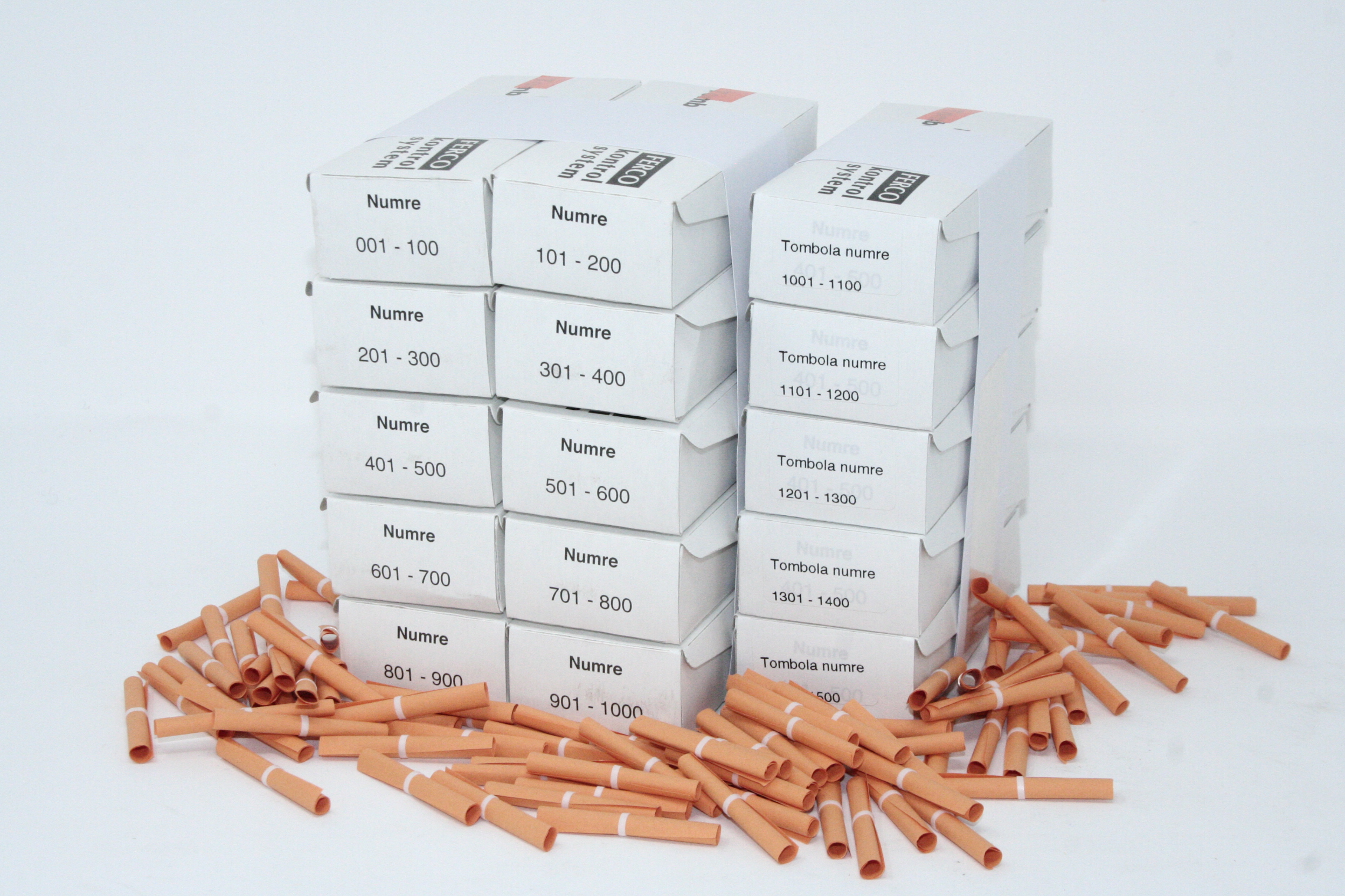Tombolanumre 1500 Til Forsendelse - produktbillede