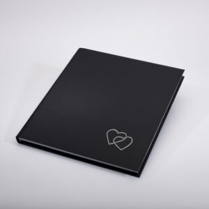 Gæstebog 23X25Mm Sort Til Forsendelse - produktbillede