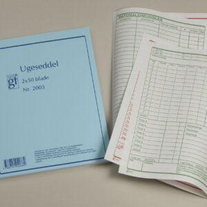 Ugeseddel Gf2003 148X200Mm Til Forsendelse - produktbillede