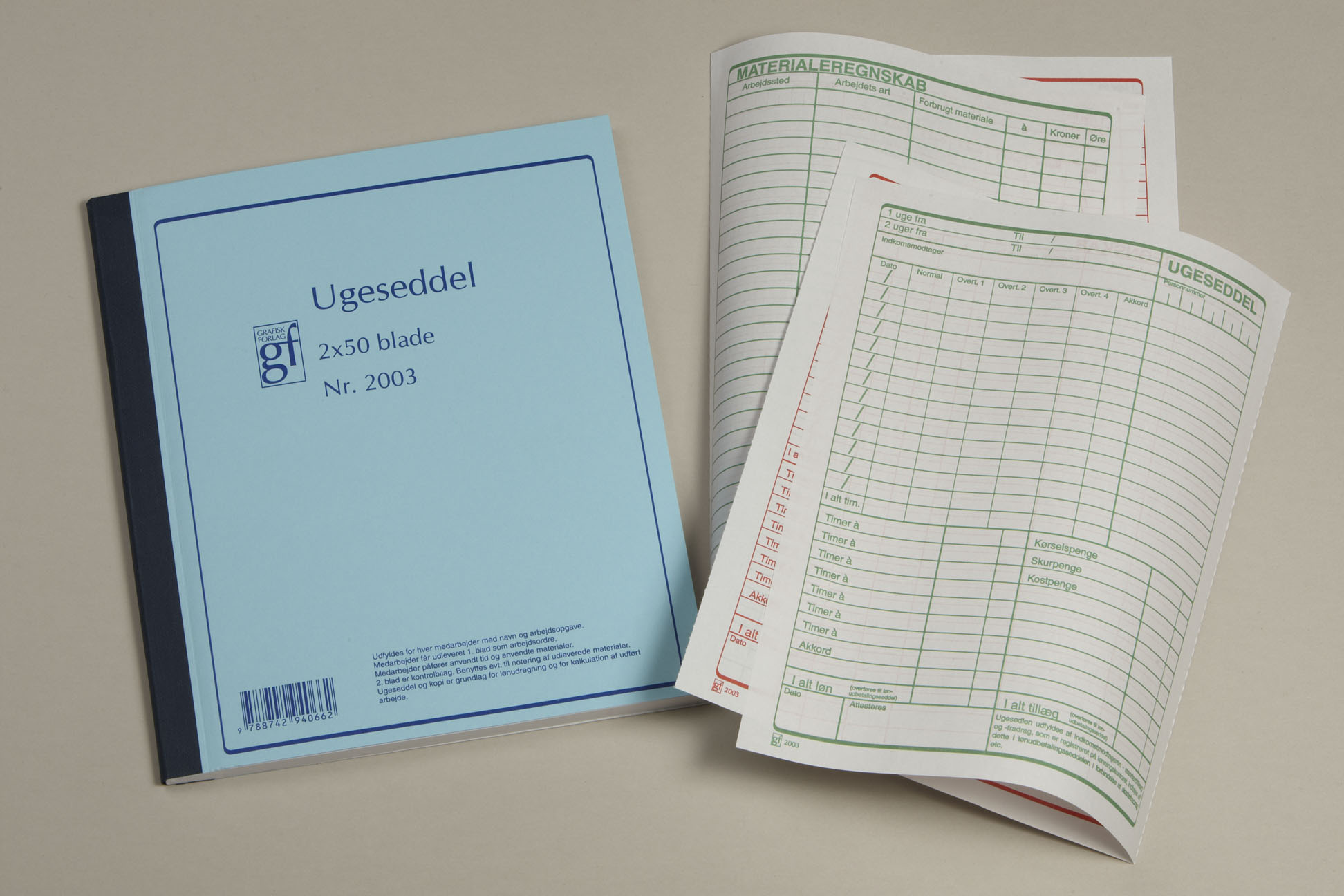 Ugeseddel Gf2003 148X200Mm Til Forsendelse - produktbillede