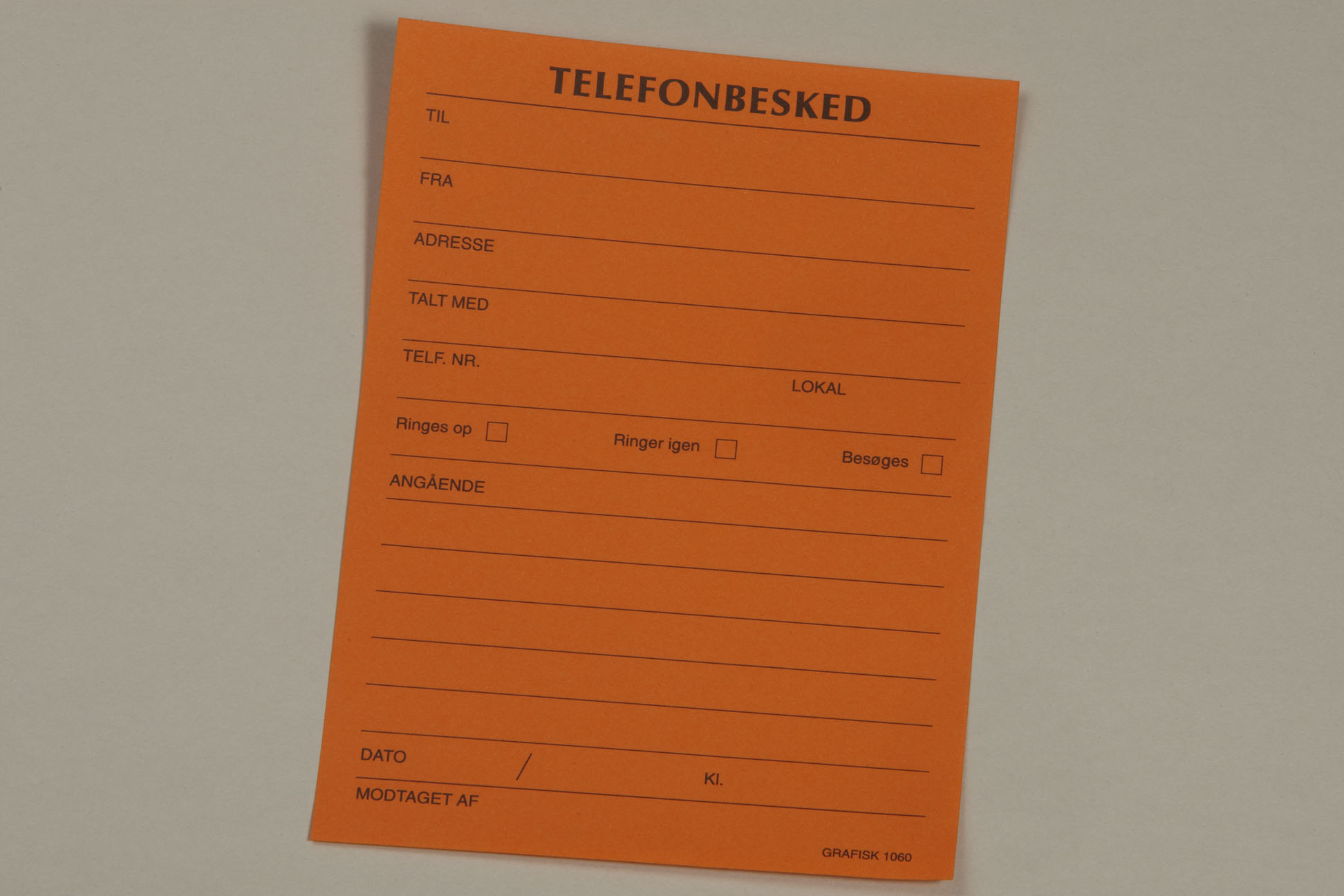 Orange 1060 105X145Mm Til Forsendelse - produktbillede