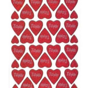 Stickers Rød Til Forsendelse - produktbillede