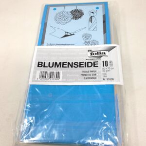 Papir 50X70Mm Blå Til Forsendelse - produktbillede