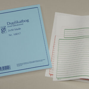 Duplikatbog Gf10017 148X200Mm Til Forsendelse - produktbillede
