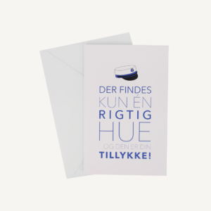 Kort 11X17Mm Blå Til Forsendelse - produktbillede