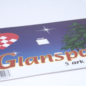 Papir 35X50Mm Hvid Til Forsendelse - produktbillede