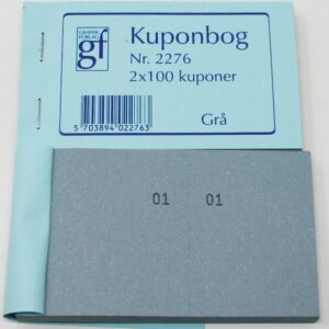 Kupon 120X70Mm Grå Til Forsendelse - produktbillede