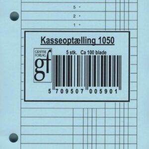 Kasseoptælling Gf1050 100X210Mm Til Forsendelse - produktbillede