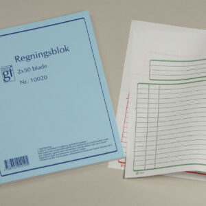 Regning Gf10020 148X200Mm Til Forsendelse - produktbillede