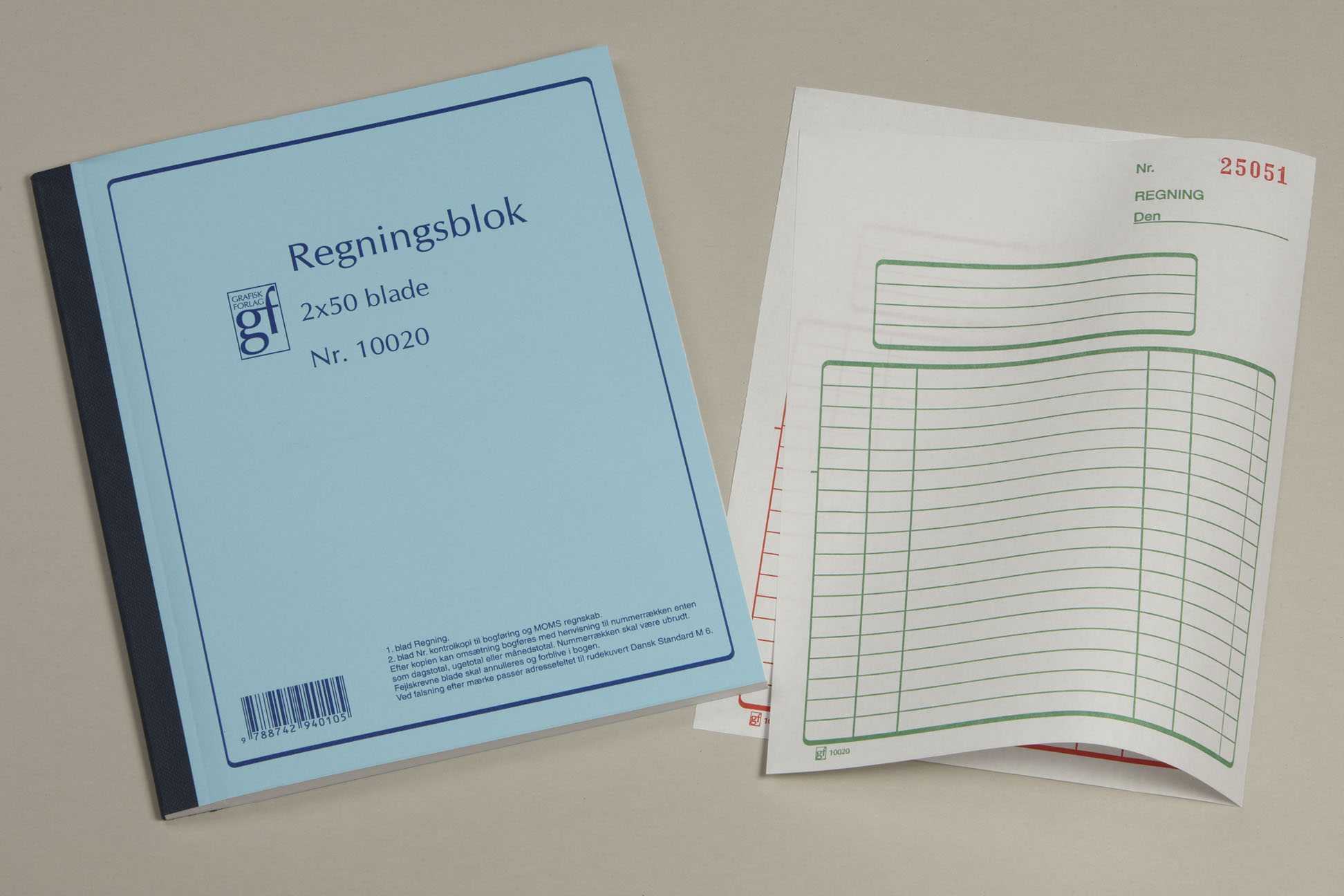 Regning Gf10020 148X200Mm Til Forsendelse - produktbillede