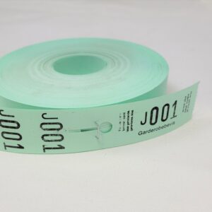 Garderobenumre 30X150Mm Grøn Til Forsendelse - produktbillede