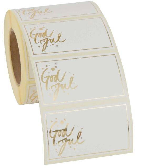 Gavemærker 60X35Mm Gul Til Forsendelse - produktbillede