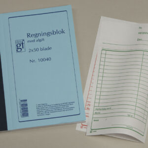 Regning Gf10040 108X200Mm Til Forsendelse - produktbillede