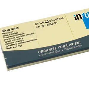 Sticky 50X40Mm Gul Til Forsendelse - produktbillede