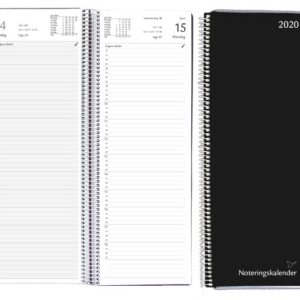 Noteringskalender 2026 5X31Mm Sort - produktbillede