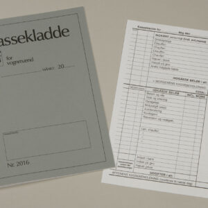 Kassekladde Gf2016 140X205Mm Til Forsendelse - produktbillede
