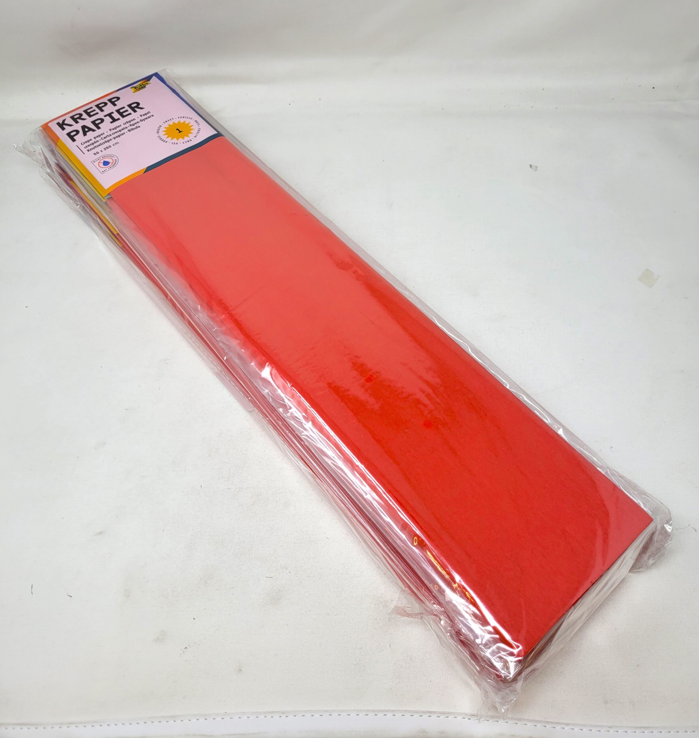 Papir 50X250Mm Rød Til Forsendelse - produktbillede