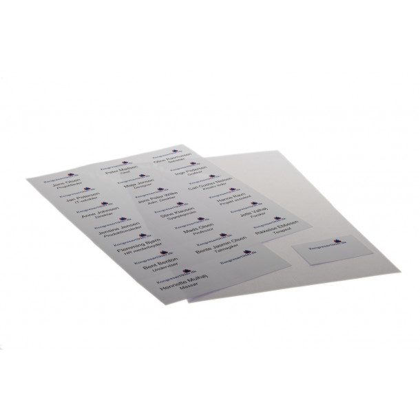 Indstiksark 40X70Mm Til Forsendelse - produktbillede