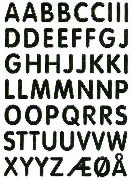 Stickers Gul Til Forsendelse - produktbillede