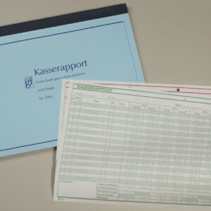 Kasserapport Gf2404 210X297Mm Til Forsendelse - produktbillede