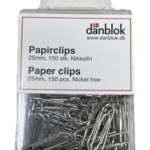 PAPIR CLIPS GALV 25 MM - 150 STK.