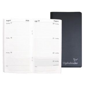 Ugekalender 2025 Sort 2 Fløjet M.blok