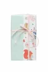 ØKONOM 57 CM "BLOOM, RØD & SØLV" DOBBELT SIDET