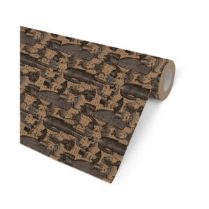 ØKONOM 57 CM "FIVE STRIPE" VINTAGE GRØN DOBB.MAT