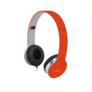 Headset stereo med mikrofon – hvid