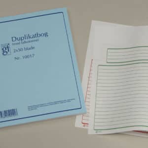 Fanekort A4, 5-delt (50 kort)