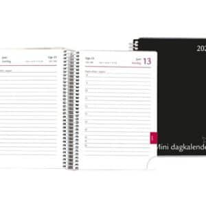 Spiral Dagkalender Mini 2025 Sort