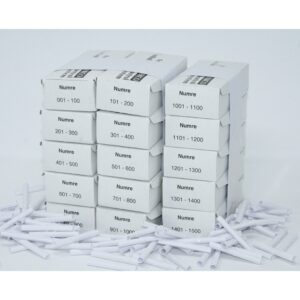 Tombolanumre 1-1500 HVID