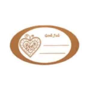 GAVEMÆRKER - TO/FROM SØLV FOLIE 60x21 (1000 stk.)