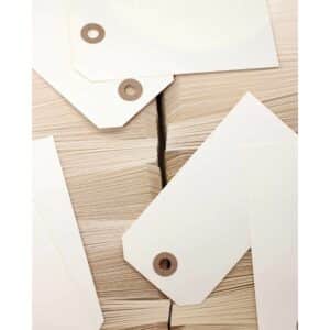 MANILLAMÆRKER A-5 57 x 120mm - 1.000 STK (NY PRIS/KVALITET)