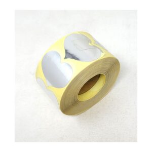 Gavemærker Scroll Sølv 80x44mm - 1000 stk.